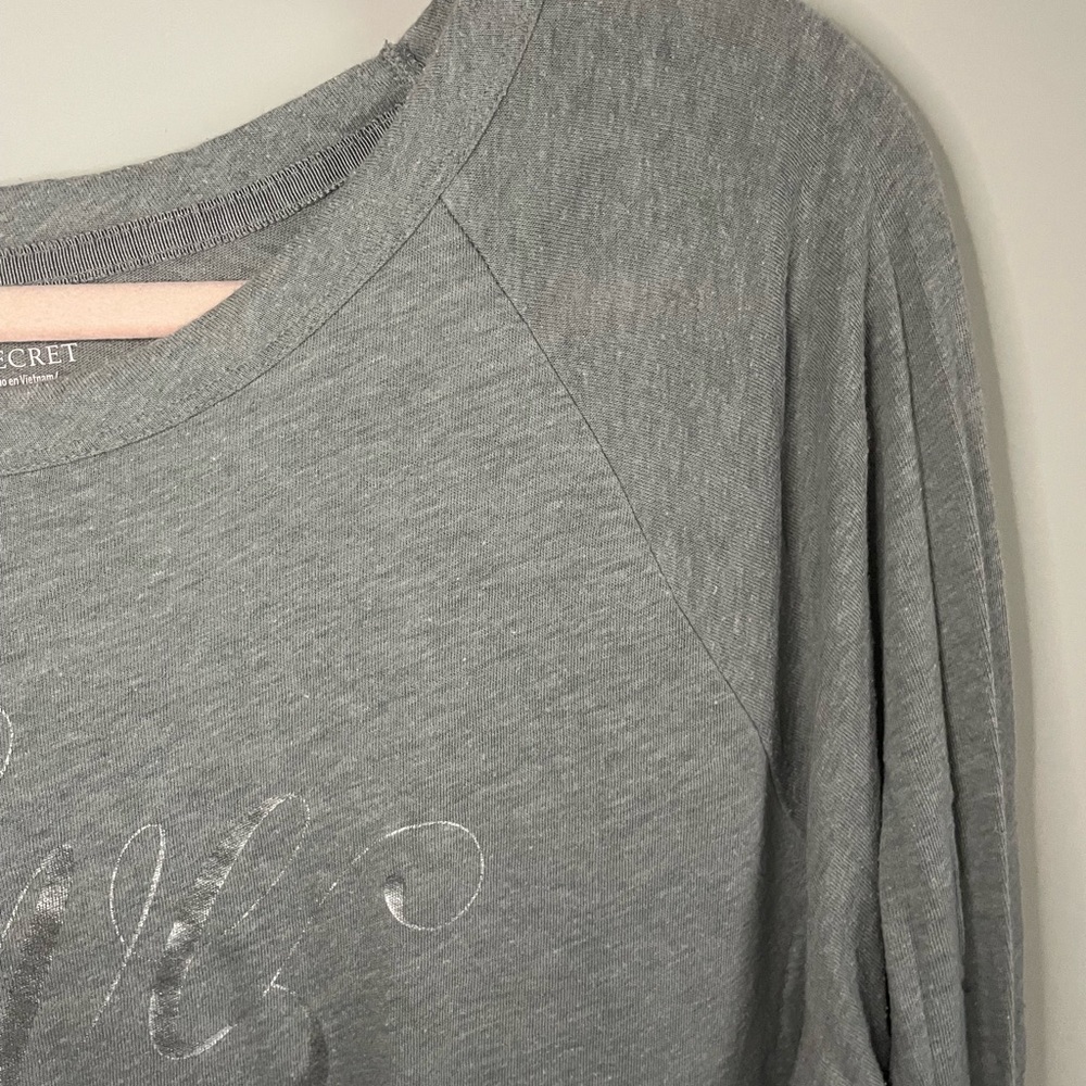 Victoria's Secret Gray Sleep Shirt Dress - Picture 4 of 7